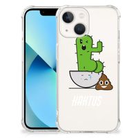 iPhone 13 mini Stevig Bumper Hoesje Cactus Poo