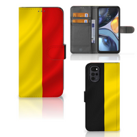 Motorola Moto G22 Bookstyle Case Belgische Vlag