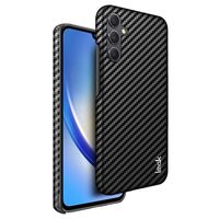 Samsung Galaxy A54 5G Imak Ruiyi Hybride Hoesje - Koolstofvezel - Zwart