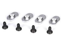 Losi - Engine Mount Inserts & Screws 19.5/58 (4): 5IVE-T MINI WRC (LOSB5804) - thumbnail