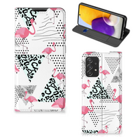 Samsung Galaxy A72 (5G/4G) Hoesje maken Flamingo Triangle