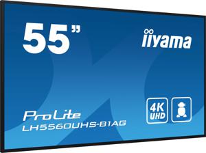 iiyama LH5560UHS-B1AG beeldkrant Digitaal A-kaart 139,7 cm (55") LED Wifi 500 cd/m² 4K Ultra HD Zwart Type processor Android 11 24/7