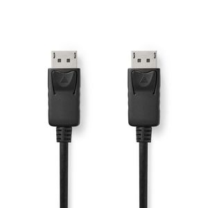 DisplayPort-Kabel | DisplayPort Male | DisplayPort Male | 4K@60Hz | Vernikkeld | 3.00 m | Rond | PVC