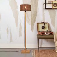 GOOD&MOJO Vloerlamp Iguazu Bamboe en jute, 125cm - thumbnail