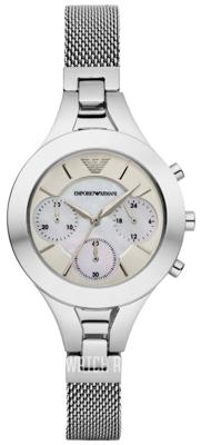 Horlogeband Armani AR7389 Mesh/Milanees Staal Horlogeband Armani AR7389 Mesh/Milanees Staal