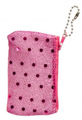LG Imports Portemonnee glitters fuchsia 9 cm LG Imports Portemonnee glitters fuchsia 9 cm