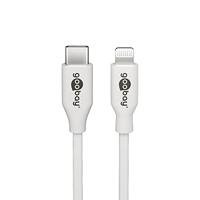Goobay 39448 Lightning - USB-C™ laad- en synchronisatiekabel, 2 m, wit - MFi-kabel voor Apple iPhone/iPad wit
