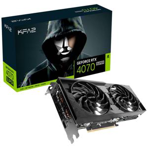 KFA2 Nvidia GeForce RTX 4070 Super Videokaart 2X 1-Click OC 12 GB GDDR6X-RAM PCIe x16 HDMI, DisplayPort NVIDIA G-Sync , RGB-verlichting , Overclocked