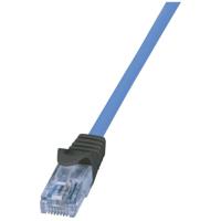 LogiLink CPP002 RJ45 Netwerkkabel, patchkabel CAT 6A U/UTP 2 m Blauw Vlambestendig, Halogeenvrij, Met anti-kniktule, Snagless, Vergulde steekcontacten 1 stuk(s) - thumbnail