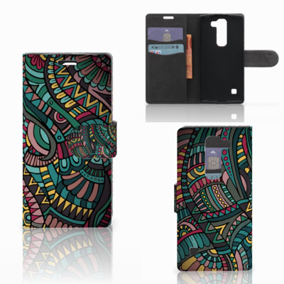 LG Spirit Telefoon Hoesje Aztec LG Spirit Telefoon Hoesje Aztec
