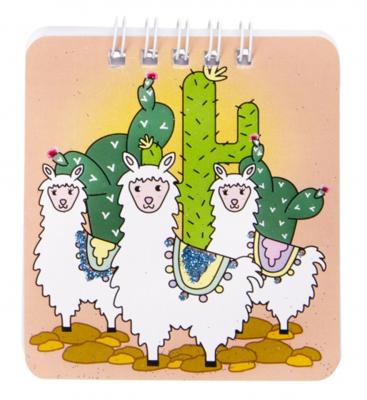 LG Imports notitieboekje alpacas 9 cm oranje LG Imports notitieboekje alpacas 9 cm oranje