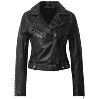 Ibana Dames Jassen in Leder (Zwart)