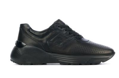 Hogan Heren Sneakers in Leder (Zwart)