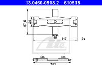 Accessoireset, schijfremblok ATE, u.a. für Audi, Porsche - thumbnail