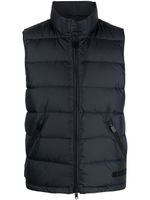 ASPESI gilet à design matelassé - Bleu