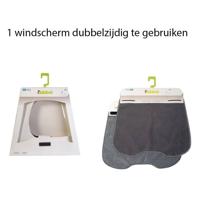 windscherm Elements grijs