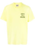 GALLERY DEPT. t-shirt en coton à logo imprimé - Jaune - thumbnail