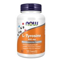 Now Foods L-tyrosine 500 mg (vrije vorm) 120 capsules