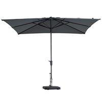 Vierkante parasol Grijs 280 x 280 cm Madison Syros Luxe
