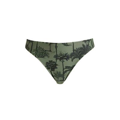 BEACHWAVE bikinibroekje met all over print groen/zwart BEACHWAVE bikinibroekje met all over print groen/zwart