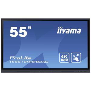 iiyama TE5512MIS-B3AG beeldkrant Kiosk-ontwerp 139,7 cm (55") LCD Wifi 400 cd/m² 4K Ultra HD Zwart Touchscreen Type processor Android 11 18/7