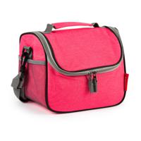 Koeltas/lunchtas Callela - rood - 6.5 liter - 17 x 26 x 20 cm - koelbox tas - picknick/strand - lunc - thumbnail