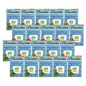 Ricola - Menthol Suikervrij - 20x 50g