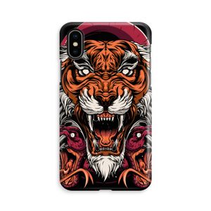 Tiger and Rattlesnakes: iPhone Xs Volledig Geprint Hoesje