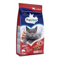 Prevital Cat Adult droogvoer met rundvlees, 1,4 kg