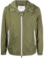 Woolrich veste zippée à capuche - Vert - thumbnail