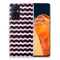 OnePlus 9 TPU bumper Waves Roze