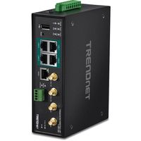 Trendnet TI-WP100 draadloze router Gigabit Ethernet Dual-band (2.4 GHz / 5 GHz) Zwart - thumbnail