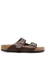 Birkenstock sandales Arizona en cuir - Marron - thumbnail