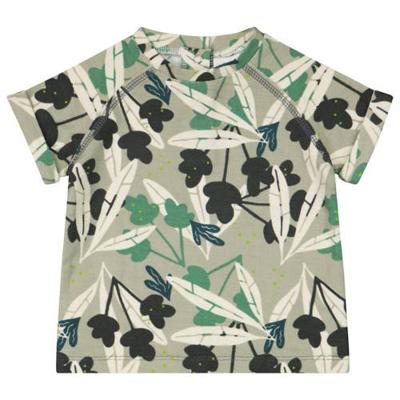 HEMA T-shirt met bladprint groen