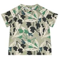 HEMA T-shirt met bladprint groen