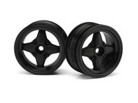 Mx60 four spoke wheel black (0mm offset/2pcs) - thumbnail