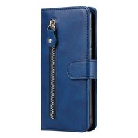 Samsung Galaxy A53 hoesje - Bookcase - Pasjeshouder - Portemonnee - Rits - Kunstleer - Blauw