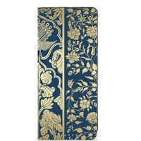 Sony Xperia 5 V Smart Cover Beige Flowers - thumbnail