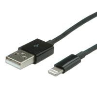 VALUE Lightning naar USB 2.0 kabel voor iPhone, iPod, iPad, 0,15 m