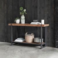 DTP Home Sidetable Beam Teakhout, 140cm - Naturel - thumbnail