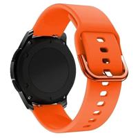 By Qubix - Compatible met Garmin Venu 2 / Garmin Venu 3 - Siliconen sportband - Oranje - Compatible Garmin bandje - Bandbreedte: 22mm