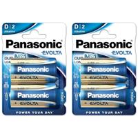 PANASONIC 2 x Evolta D Mono LR20-1,5 V batterijen