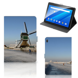 Lenovo Tab E10 Tablet Flip Case Schaatsers