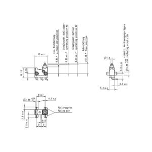 Marquardt 01065.3603-01 Microschakelaar 30 V/DC 0.1 A 1x aan/(aan) Bedieningszijde: IP67 / Aansluitzijde: IP00 Moment 1 stuk(s)