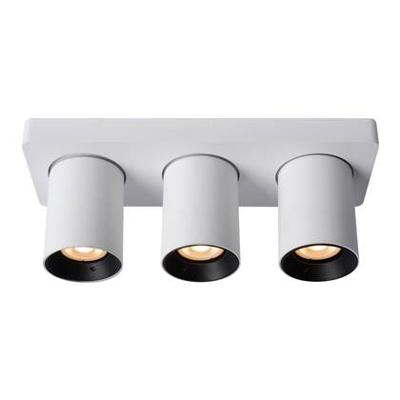 Lucide NIGEL Plafondspot 3xGU10 - Wit