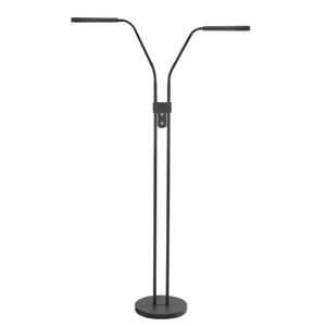 Highlight Vloerlamp Murcia 2 lichts H 145 cm zwart