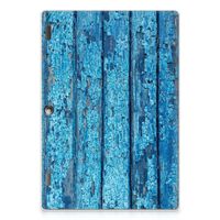 Lenovo Tab 10 | Tab 2 A10-30 Silicone Tablet Hoes Wood Blue