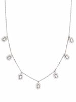 Djula collier ras-du-cou Eclat en or blanc 18ct orné de diamants - Argent