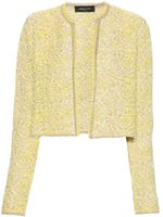 Fabiana Filippi cardigan en maille chinée - Jaune - thumbnail