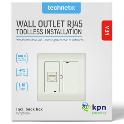 Technetix RJ45 wandcontactdoos